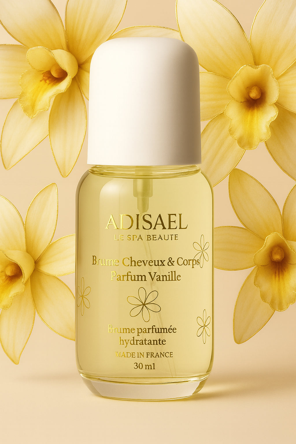 Brume Cheveux & Corps Vanille – ADISAEL | Brume Hydratante