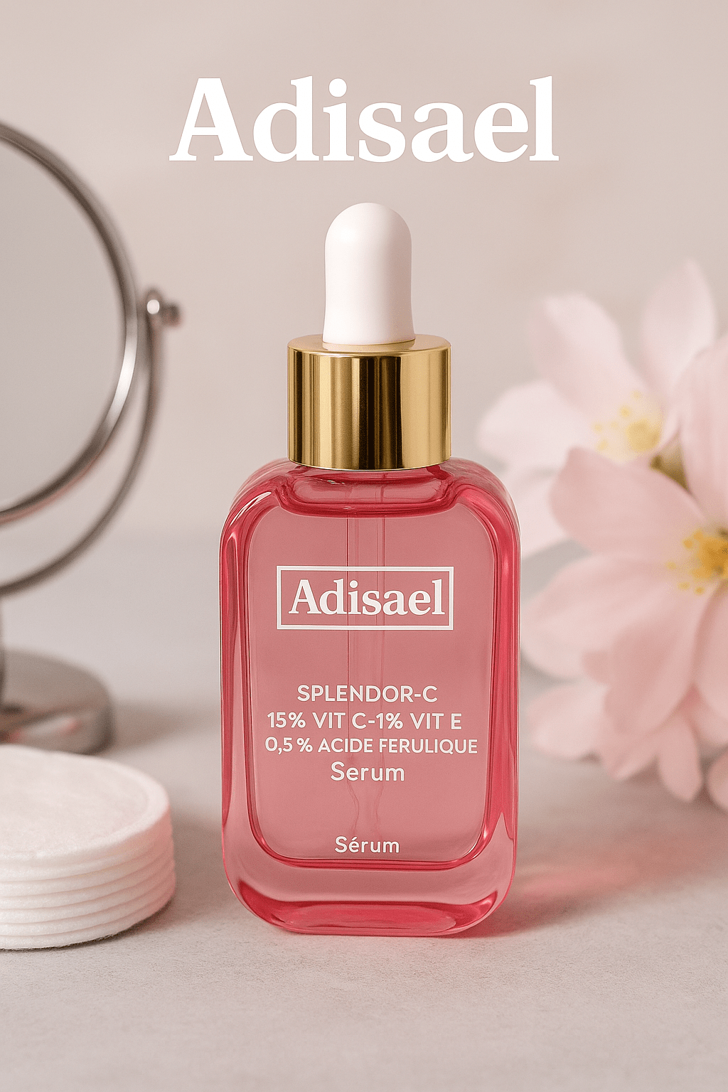 Adisael Splendor-C – Sérum Vitamine C 15% + Vitamine E + Acide Férulique – Éclat & Anti-Âge - ADISAEL