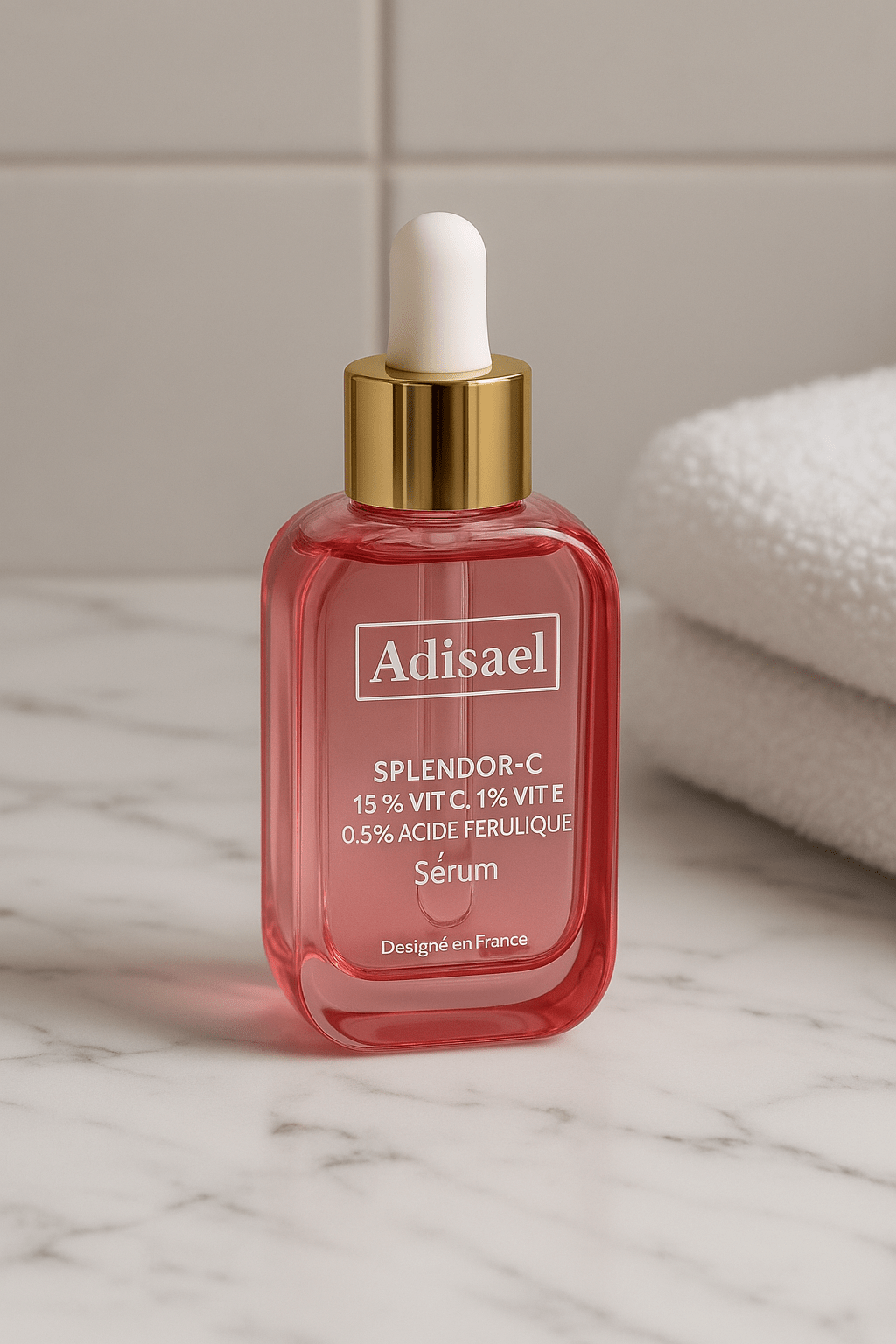 Adisael Splendor-C – Sérum Vitamine C 15% + Vitamine E + Acide Férulique – Éclat & Anti-Âge - ADISAEL