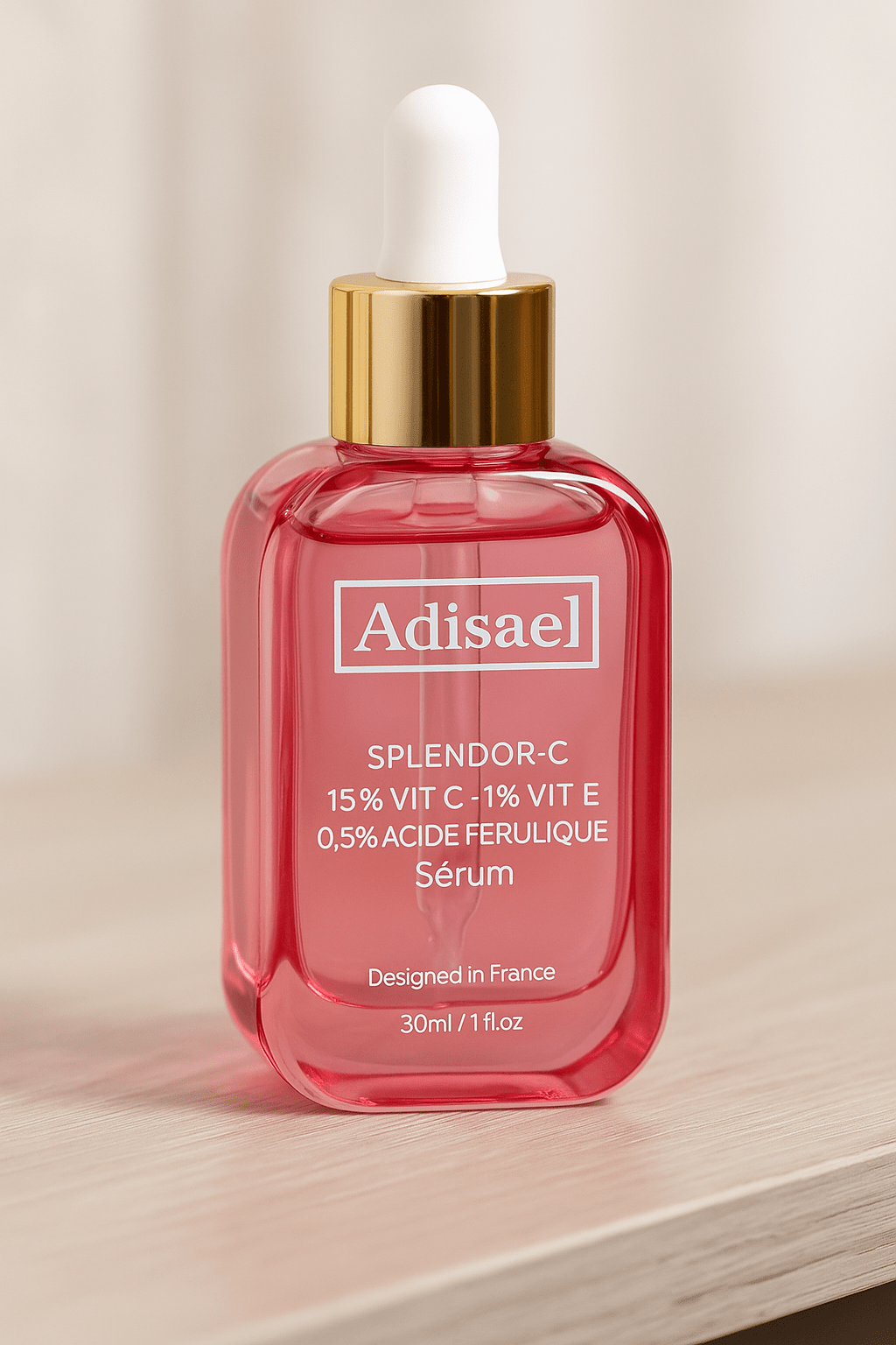 Adisael Splendor-C – Sérum Vitamine C 15% + Vitamine E + Acide Férulique – Éclat & Anti-Âge - ADISAEL