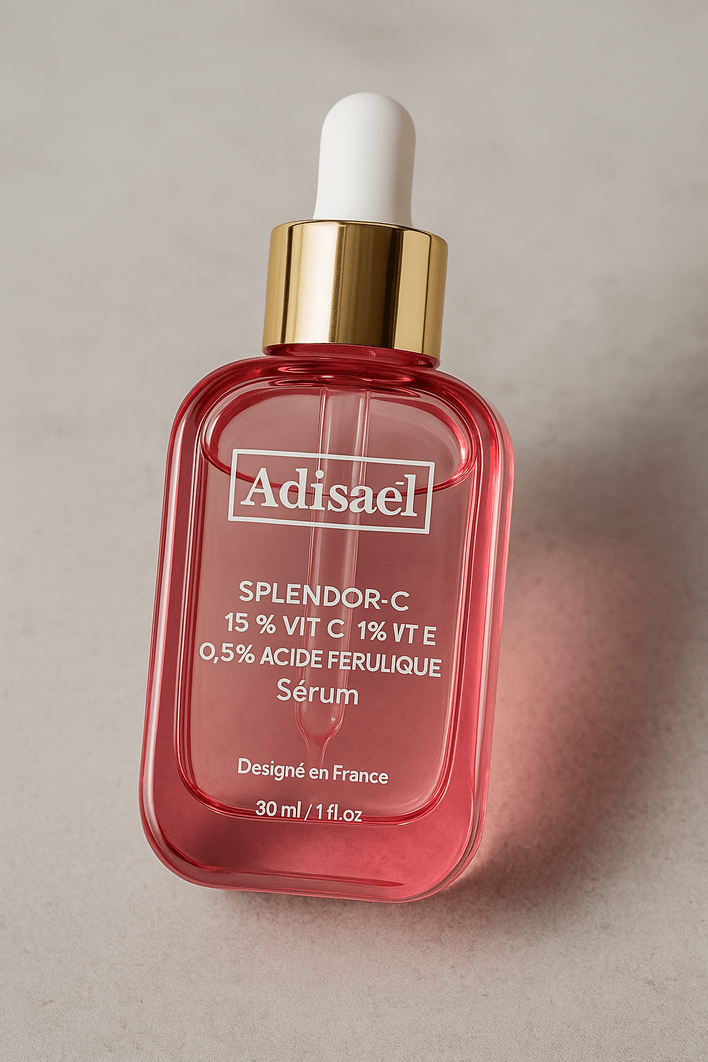 Adisael Splendor-C – Sérum Vitamine C 15% + Vitamine E + Acide Férulique – Éclat & Anti-Âge - ADISAEL