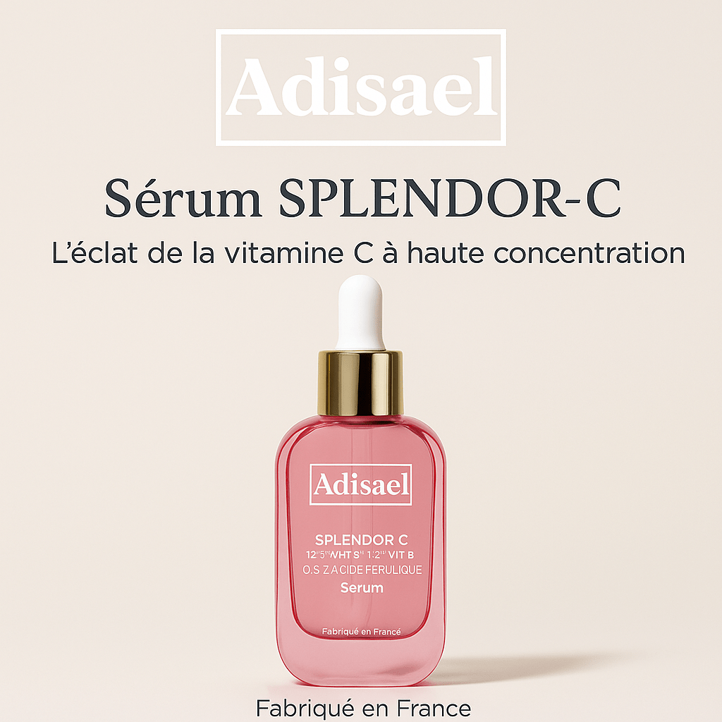 Adisael Splendor-C – Sérum Vitamine C 15% + Vitamine E + Acide Férulique – Éclat & Anti-Âge - ADISAEL