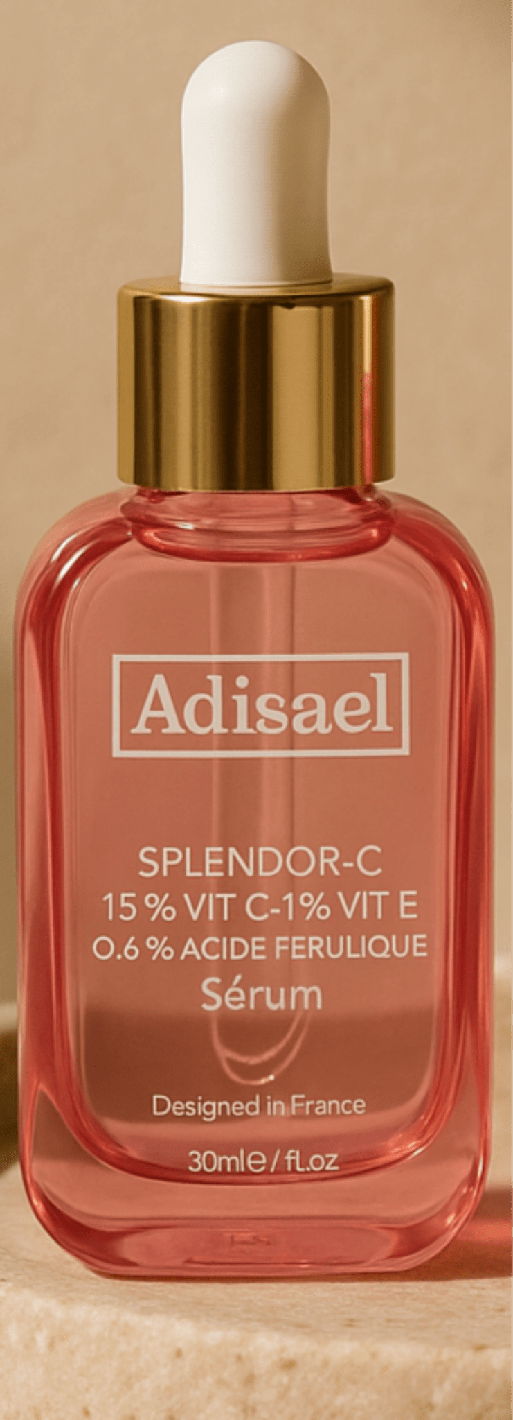 Adisael Splendor-C – Sérum Vitamine C 15% + Vitamine E + Acide Férulique – Éclat & Anti-Âge - ADISAEL