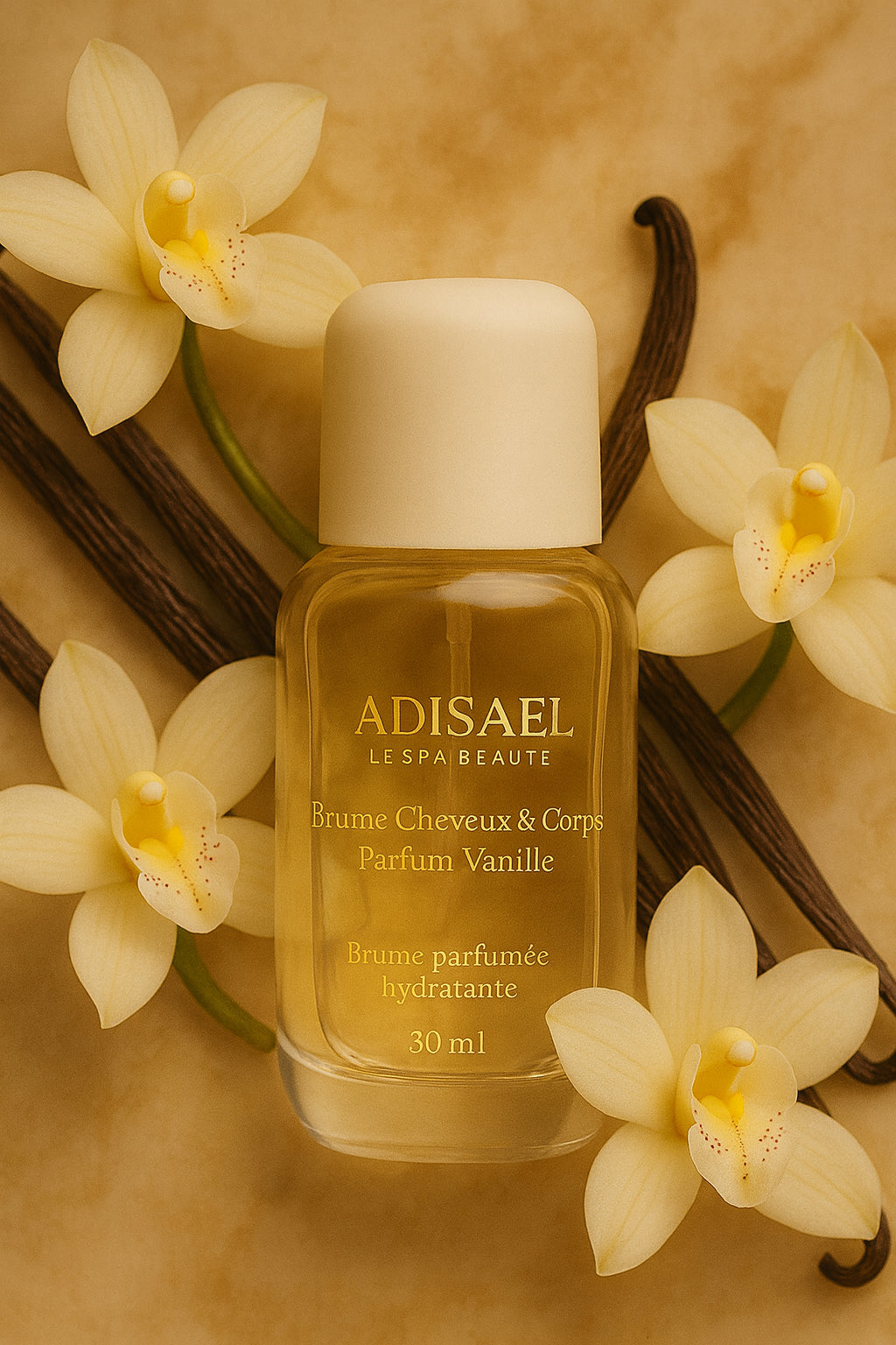 Brume Cheveux & Corps Vanille – ADISAEL | Brume Hydratante