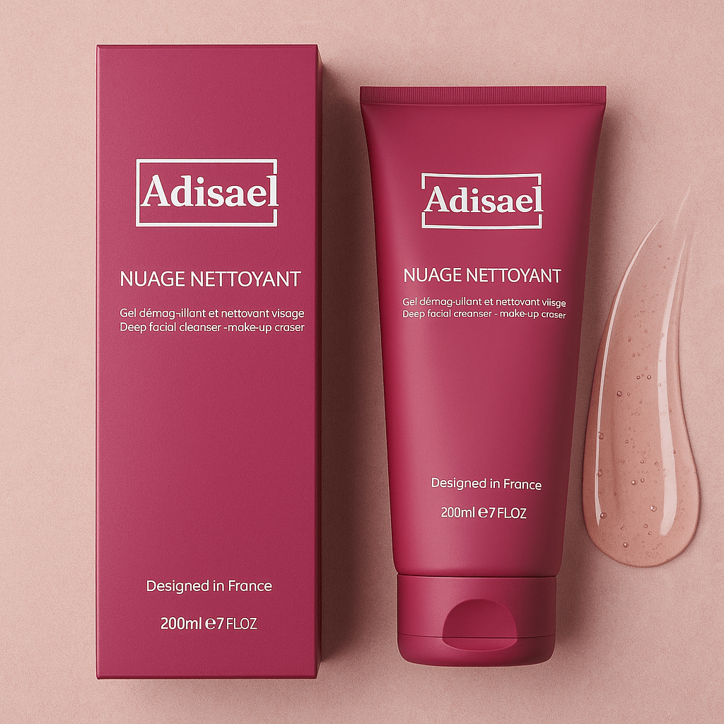 Gel nettoyant visage 2-en-1 Adisael - ADISAEL