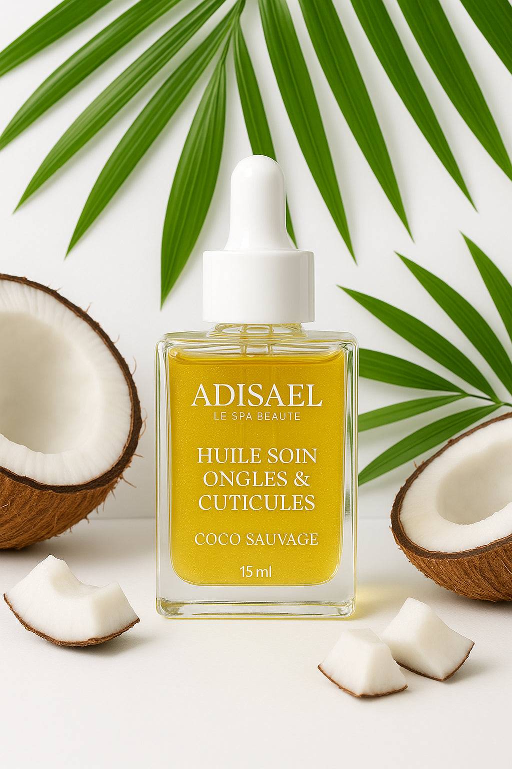 Huile Soin Ongles & Cuticules – Coco Sauvage & Vanille Tonka | ADISAEL