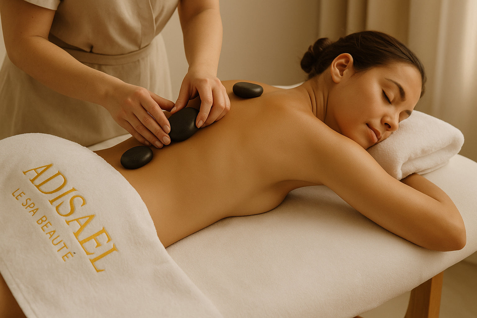 massage pierres chaudes adisael spa