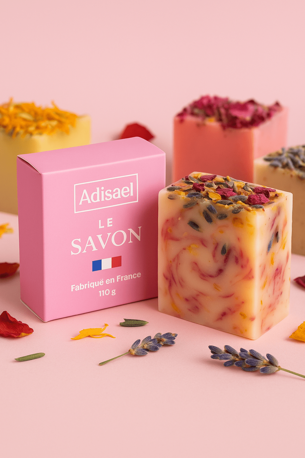 Savon naturel Adisael 110 g – Soin hydratant & bien-être quotidien - ADISAEL