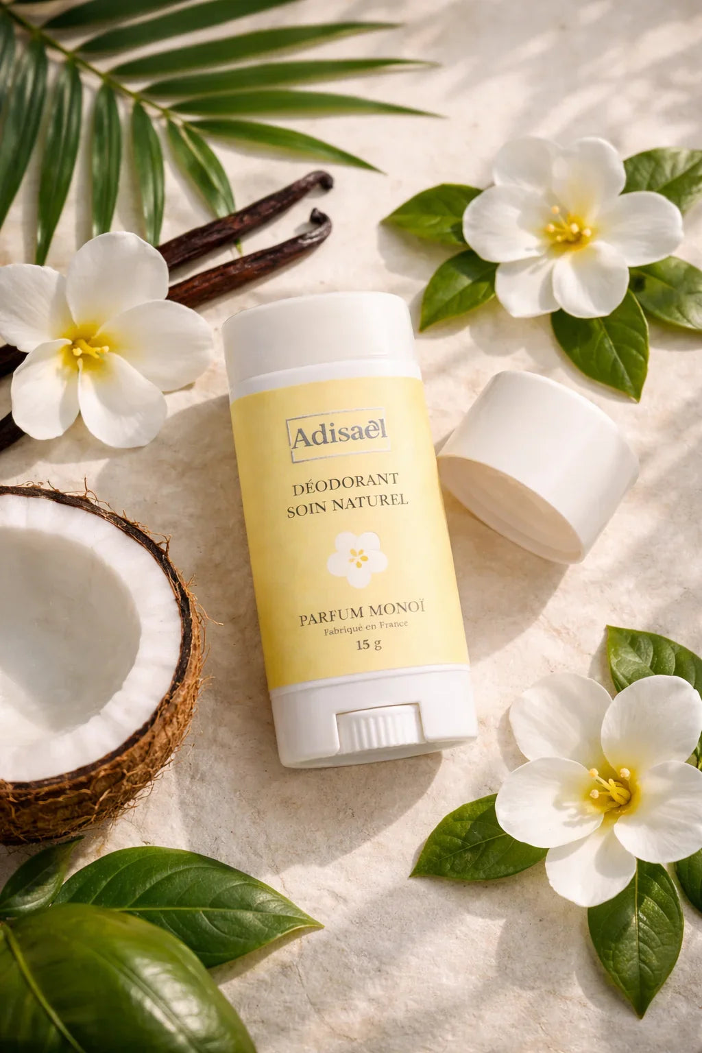 Déodorant naturel soin parfum monoï – ADISAEL