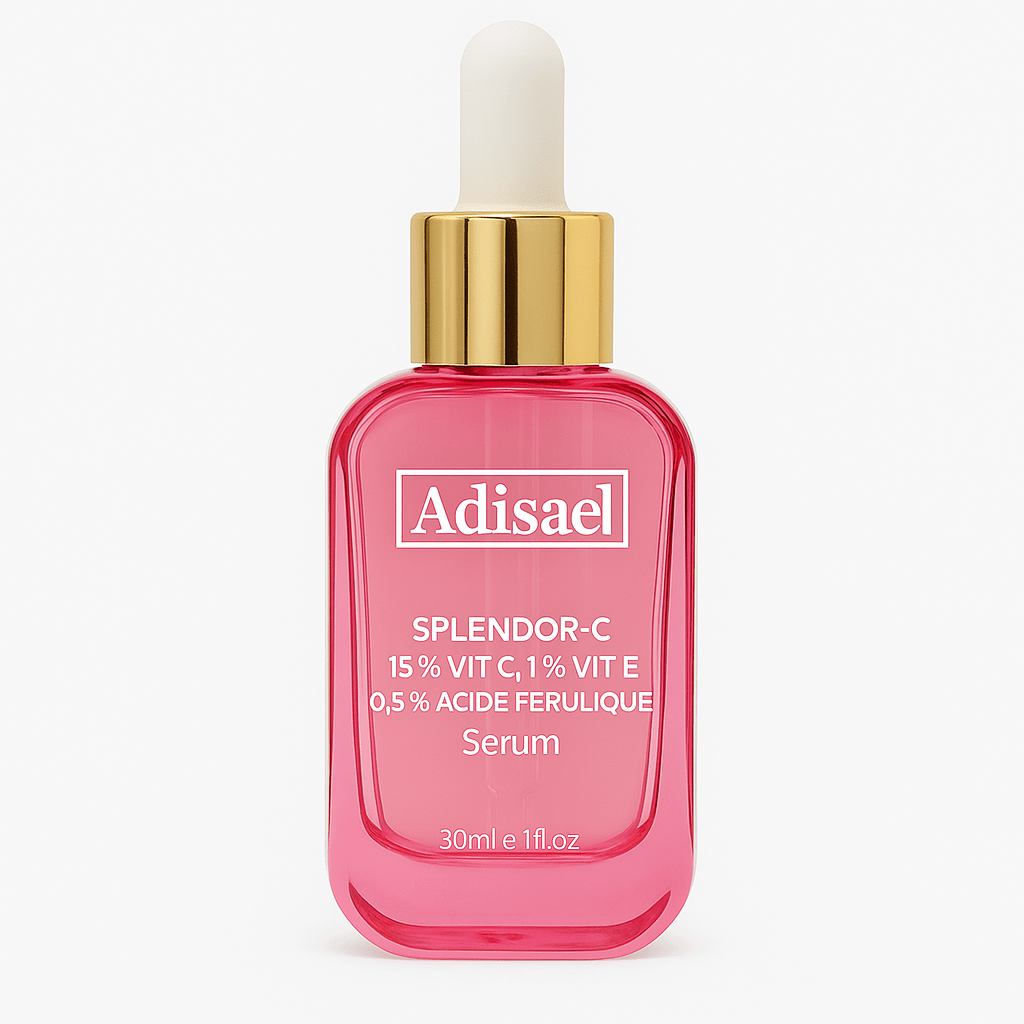 Adisael Splendor-C – Sérum Vitamine C 15% + Vitamine E + Acide Férulique – Éclat & Anti-Âge