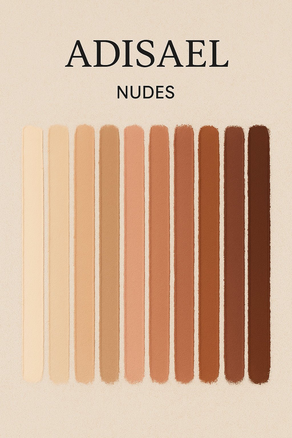 Palette Nudes – 12 Teintes Universelles – ADISAEL - ADISAEL