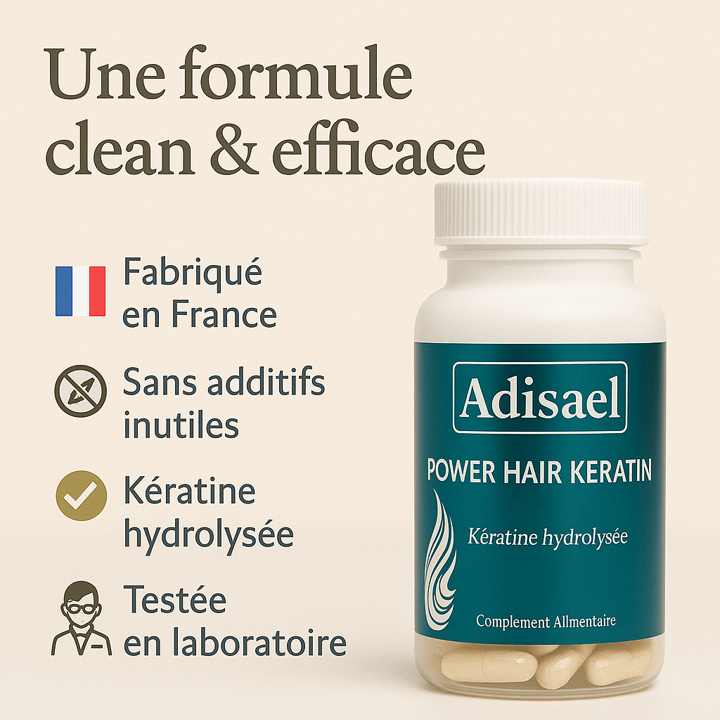 Power Hair Keratin – pousse rapide des cheveux - ADISAEL