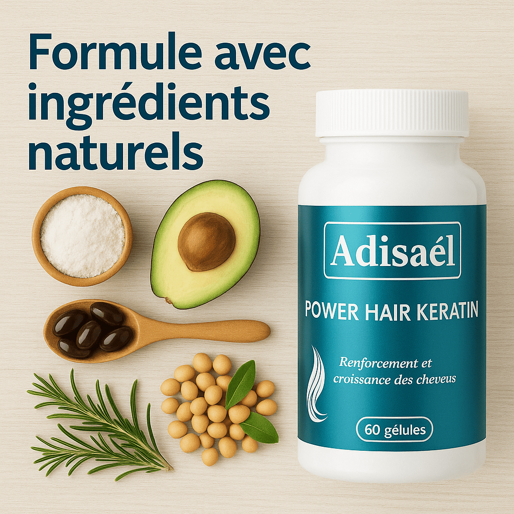 Power Hair Keratin – pousse rapide des cheveux - ADISAEL