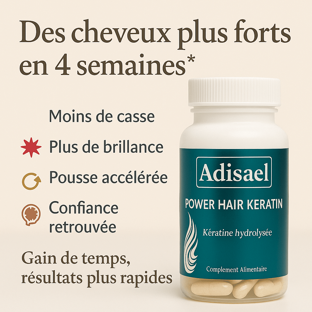 Power Hair Keratin – pousse rapide des cheveux - ADISAEL
