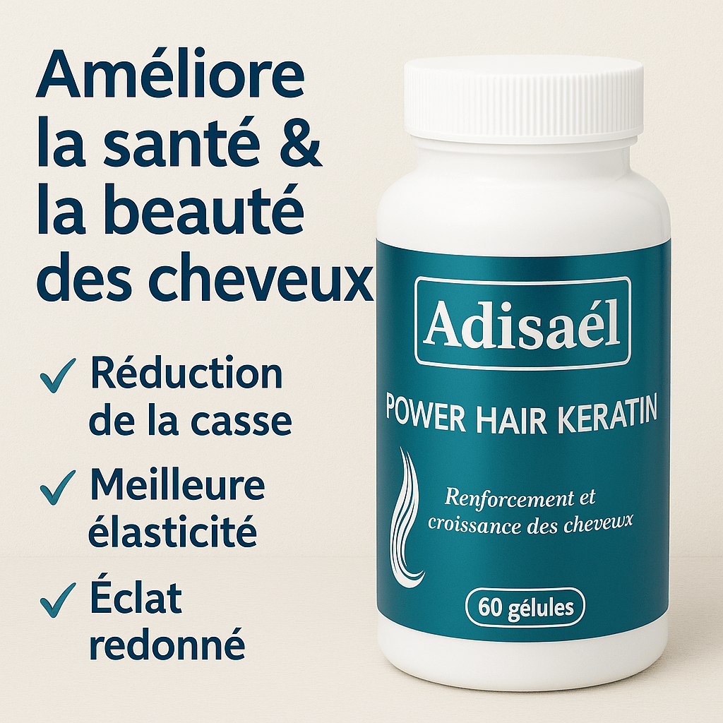 Power Hair Keratin – pousse rapide des cheveux - ADISAEL